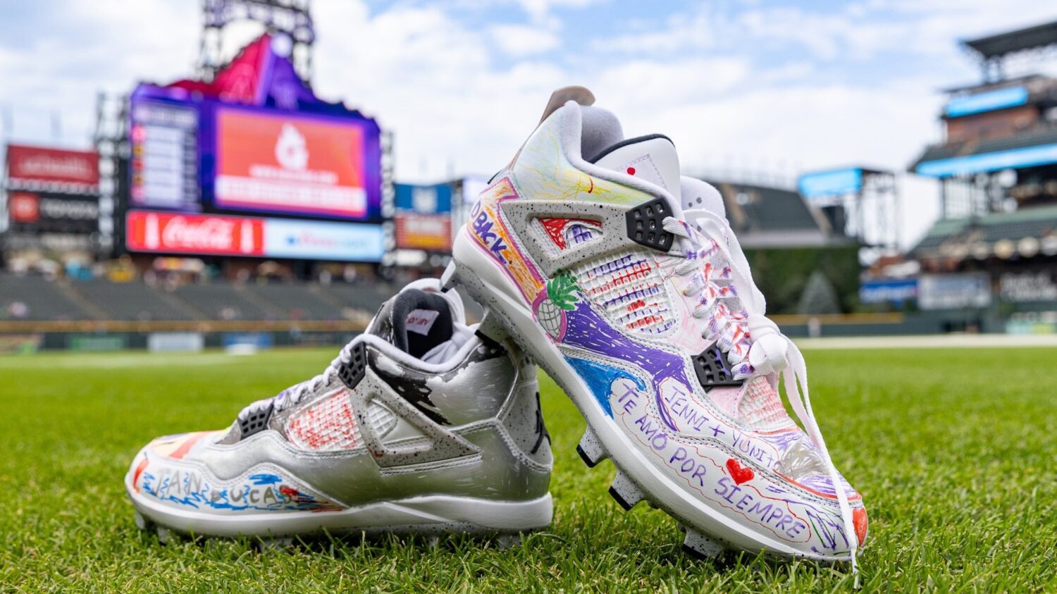 Lourdes Gurriel Jr. kid-designed shoes Rockies MLB Players' Weekend...