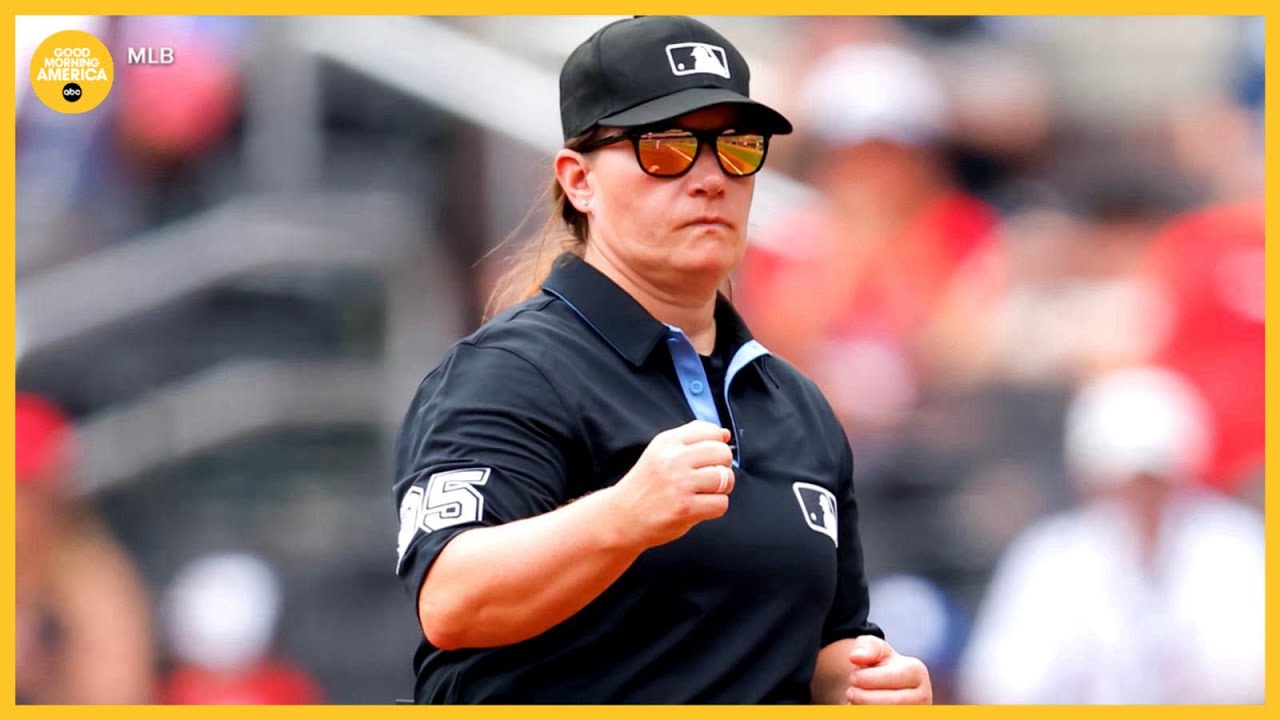 Umpire Walks on to Huge Cheers, Makes History as Major League Baseball’s First Female Ump