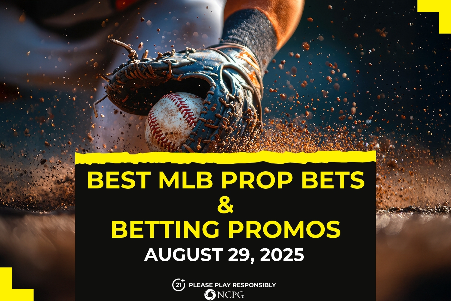 MLB prop bets today [August 29, 2025]