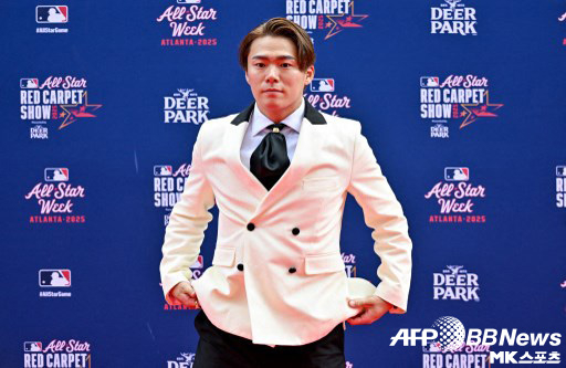 Yamamoto at the All-Star Red Carpet Show on the 16th (Korea Standard Time). Photo by Atlanta, USA = ⓒAFPBBNews = News1