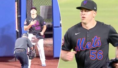 Mets fans get first taste of Ryan Helsley's 'Hell's Bells' walkout