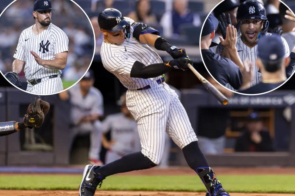 Yankees dominate Twins again in laugher for second straight win