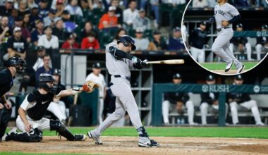 Yankees squeak past White Sox in 11 innings as winning streak hits seven