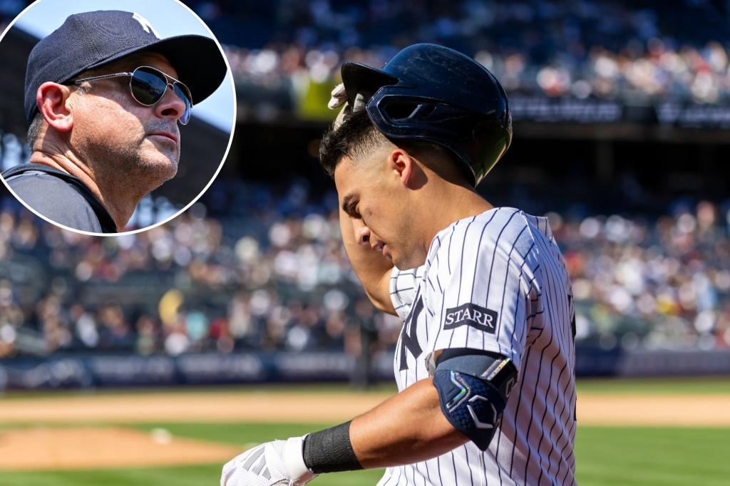 Yankees' Aaron Boone can't hide brutal truth about Anthony Volpe