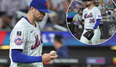 Clay Holmes looks gassed after another poor outing for Mets