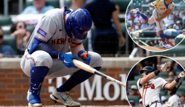 Mets blow two-run lead as offense sputters in loss vs. Braves
