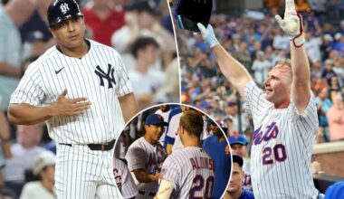 What caught Luis Rojas' eye as Pete Alonso made Mets home run history