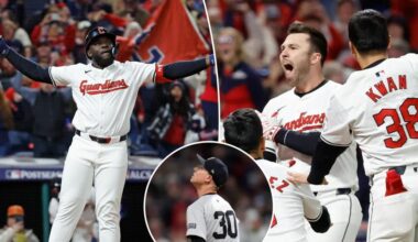 Guardians rally for improbable comeback to sink Yankees