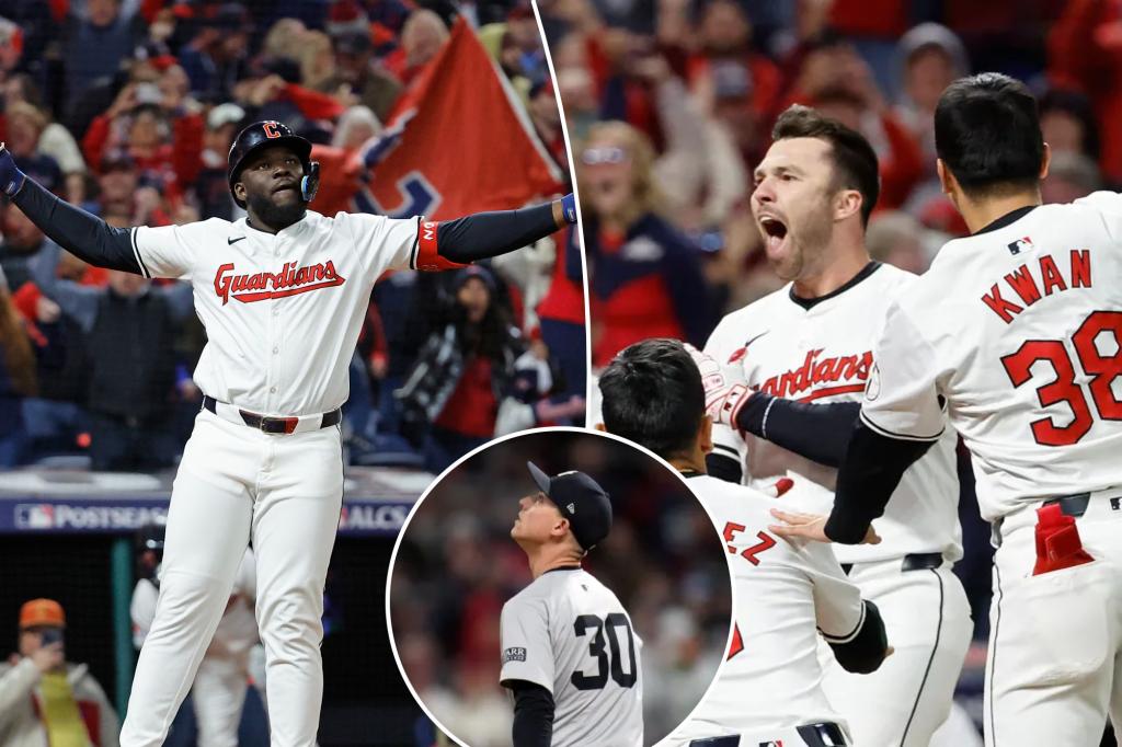 Guardians rally for improbable comeback to sink Yankees