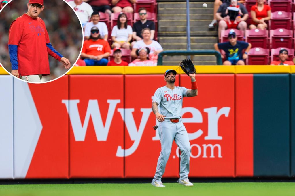 Phillies' Nick Castellanos not happy with being removed for defensive replacement