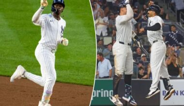 Jazz Chisholm leads power show as Yankees finally top Red Sox