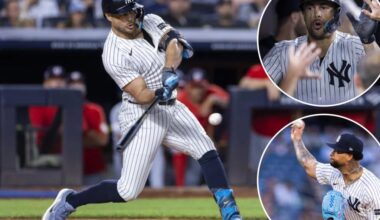 Giancarlo Stanton's five-RBI night propels Yankees past Nationals