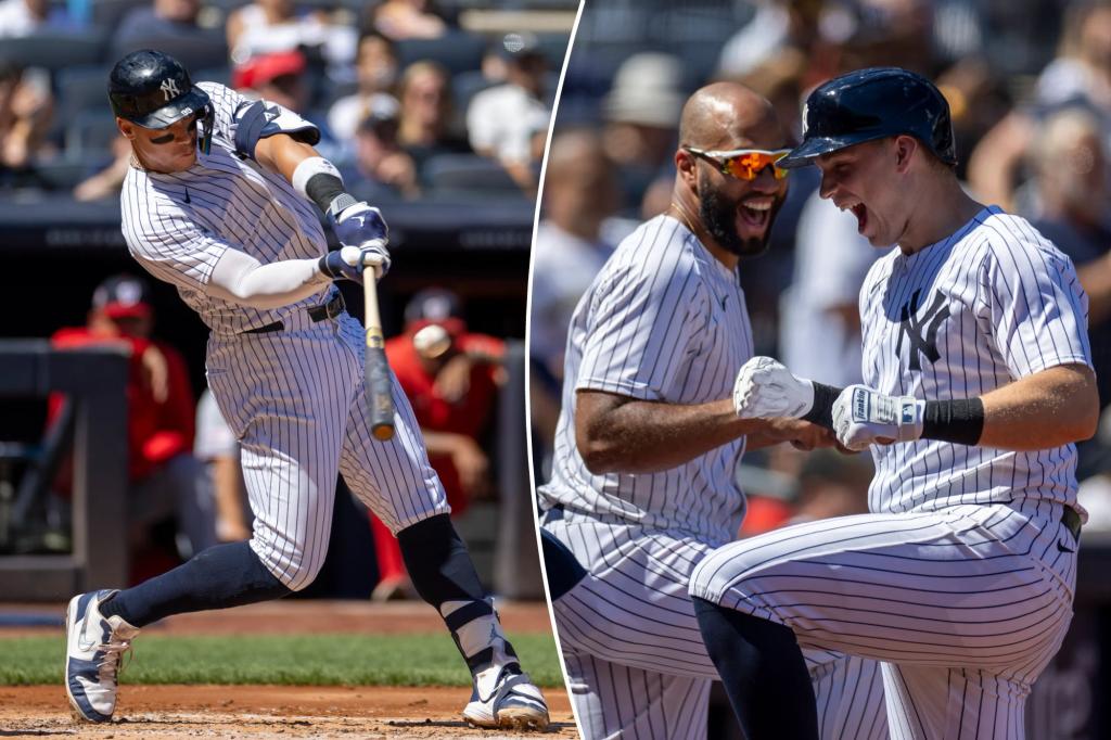 Yankees offense obliterates Nationals again in six-homer explosion