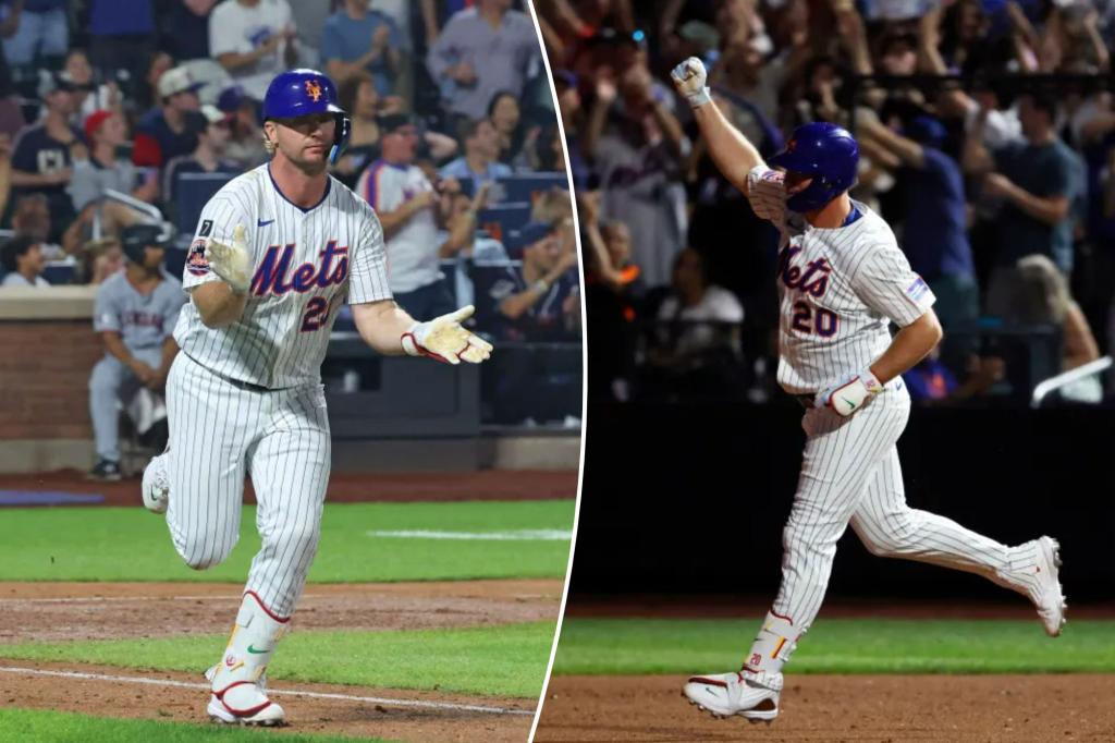 Pete Alonso's three-run blast puts him within one homer of tying Mets' record