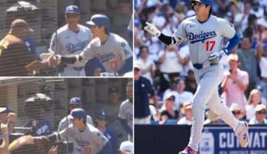 Dodgers' Shohei Ohtani gets hilarious revenge on Padres fan