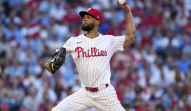 PHI ace with a 96.3% S ratio of the first pitch disappeared again. He