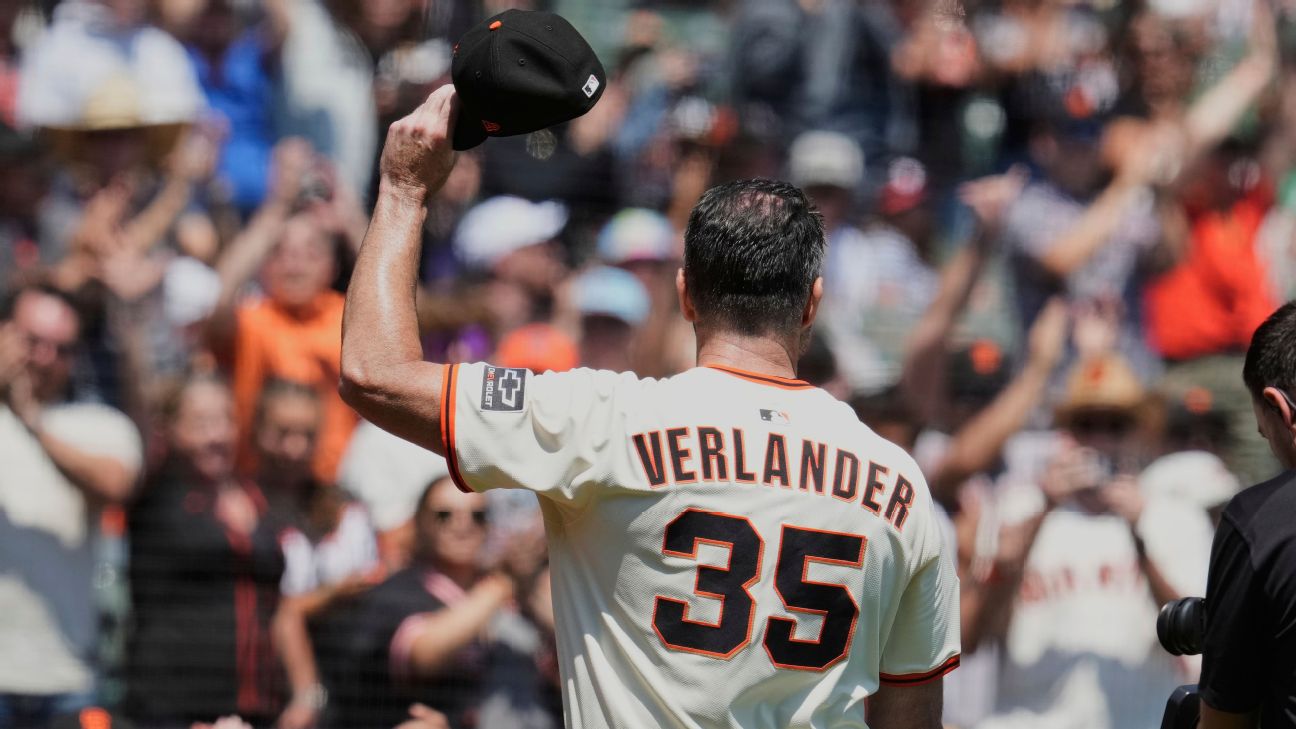 Giants' Justin Verlander notches 3,500th career strikeout