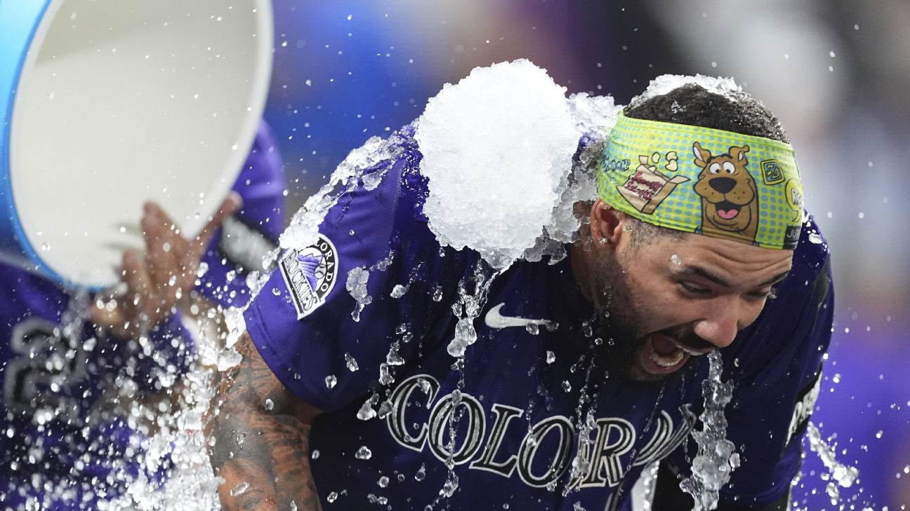 Rockies end 10-game losing streak to Dodgers, win 4th in row