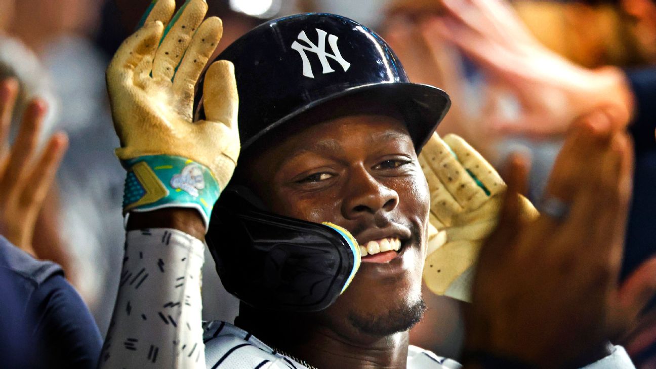 Jazz Chisholm Jr.'s 100th career HR helps Yankees skip sweep