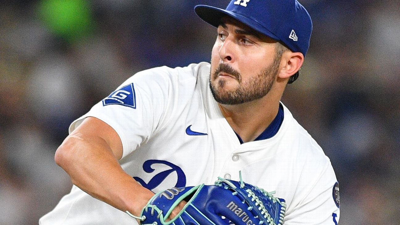 Los Angeles Dodgers place Alex Vesia on injured list