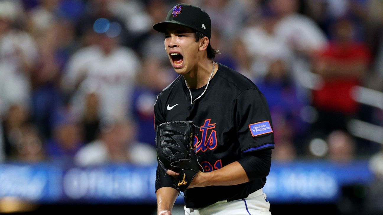 Mets' Tong wins major league debut in rout of Marlins