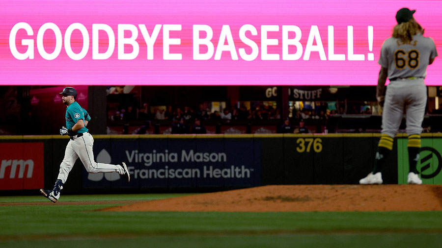 Seattle Mariners Athletics Joey Estes Cal Raleigh...