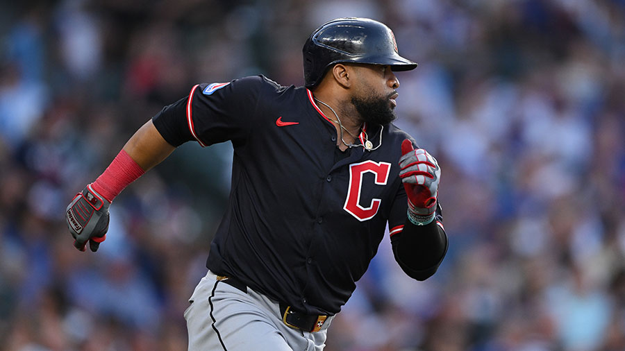 Seattle Mariners former Carlos Santana Cleveland Guardians...