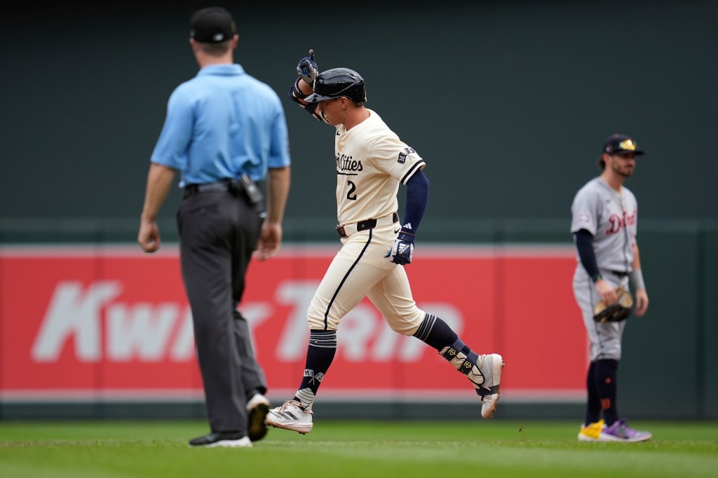 The Twins avoided a four-game sweep with an 8-1 victory over the Detroit Tigers
