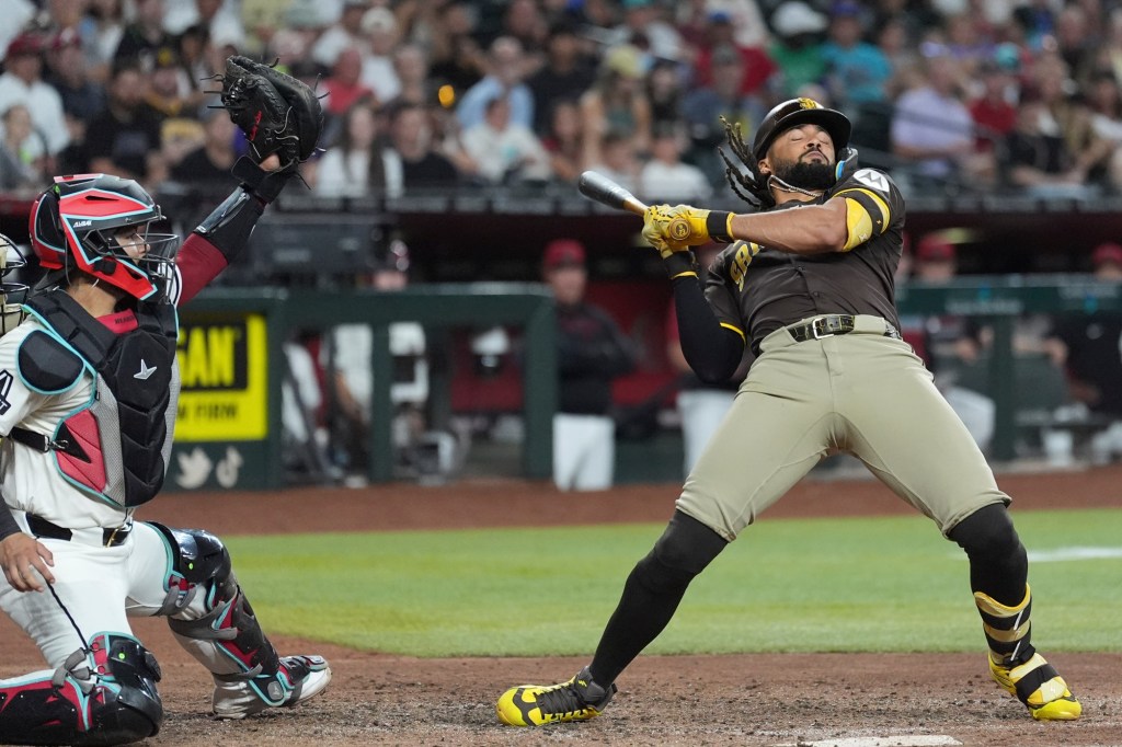 Padres star Fernando Tatis Jr. taking what pitchers give him