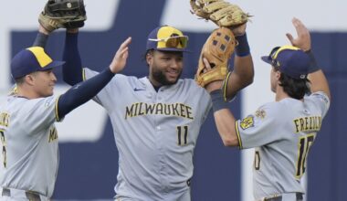 Brewers visit the Blue Jays on 3-game road win streak