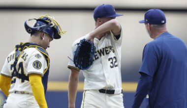 Brewers rookie Jacob Misiorowski placed on IL with tibia contusion