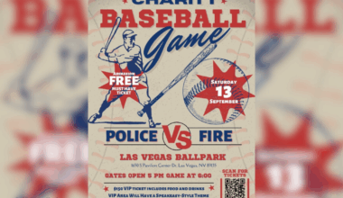Play ball! LVMPD and LVFD to face off for charity in baseball matchup