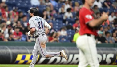 Jakob Marsee's 7 RBIs power Marlins to 13-4 win over Guardians
