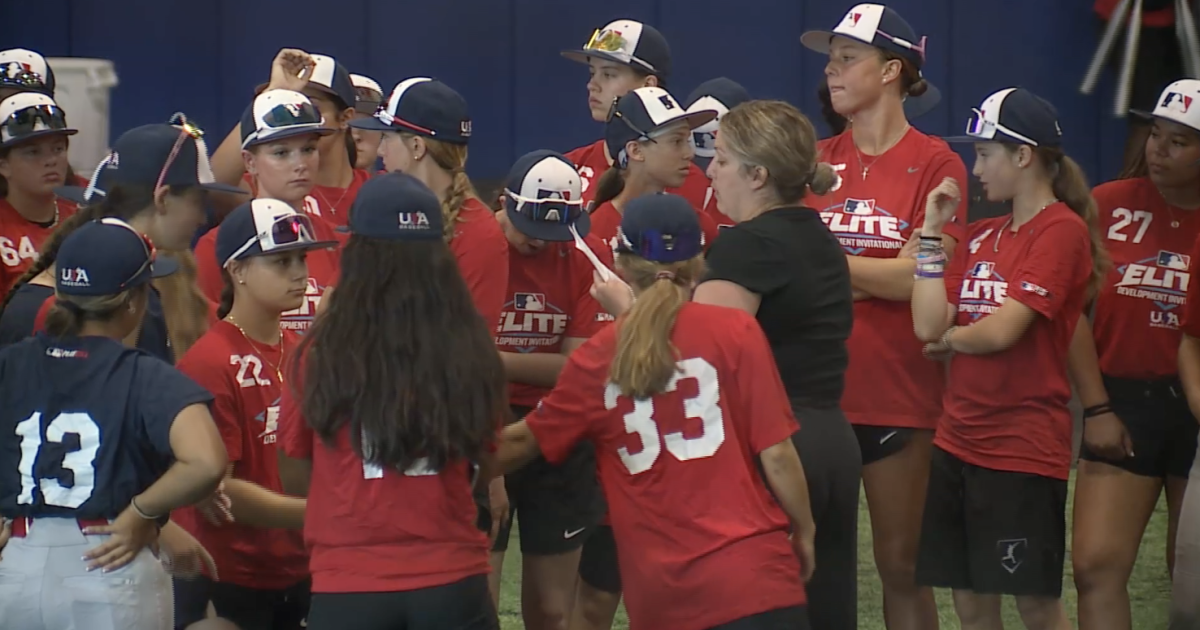 Dozens of young women visit Kansas City for baseball, softball development camp