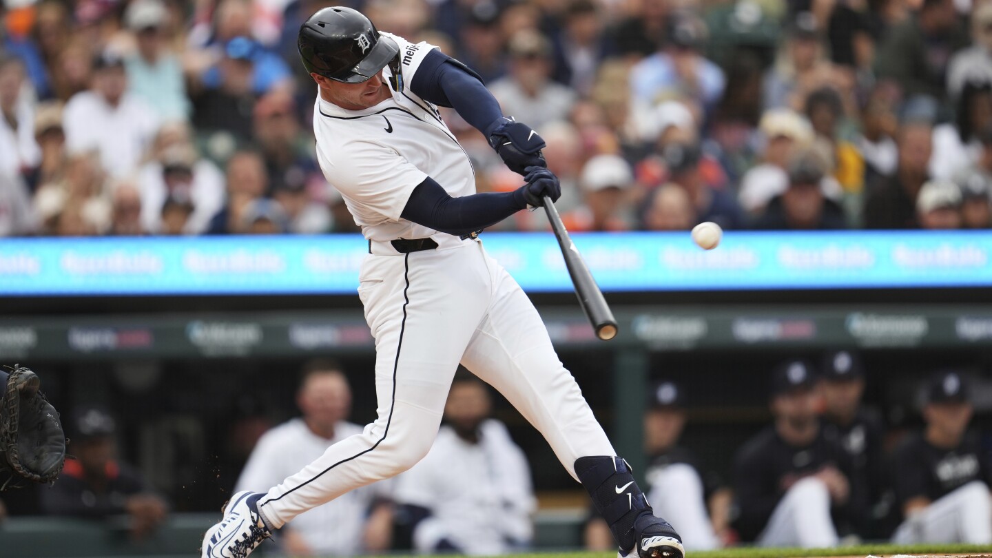 Dillon Dingler triples and doubles as Tigers sweep Astros with 7-2 win