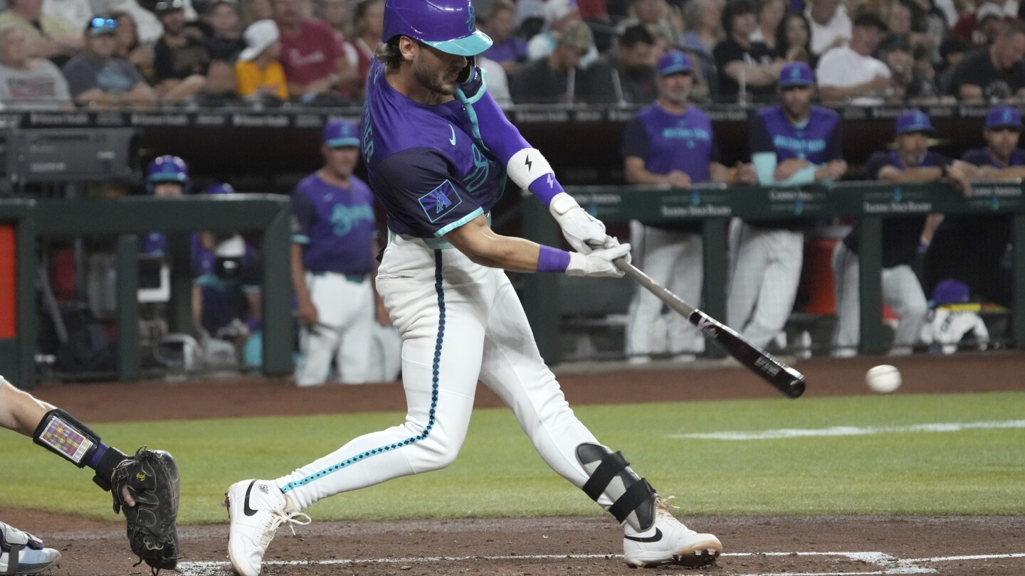 Alexander has 4 RBIs, Carroll hits 2-run HR, Diamondbacks beat Rockies 6-1