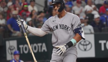 Aaron Judge returns to Yankees' lineup in Texas