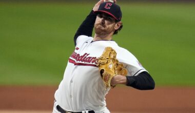 Former Cy Young winner Shane Bieber returning to Cleveland Guardians on 1-year deal, AP source says
