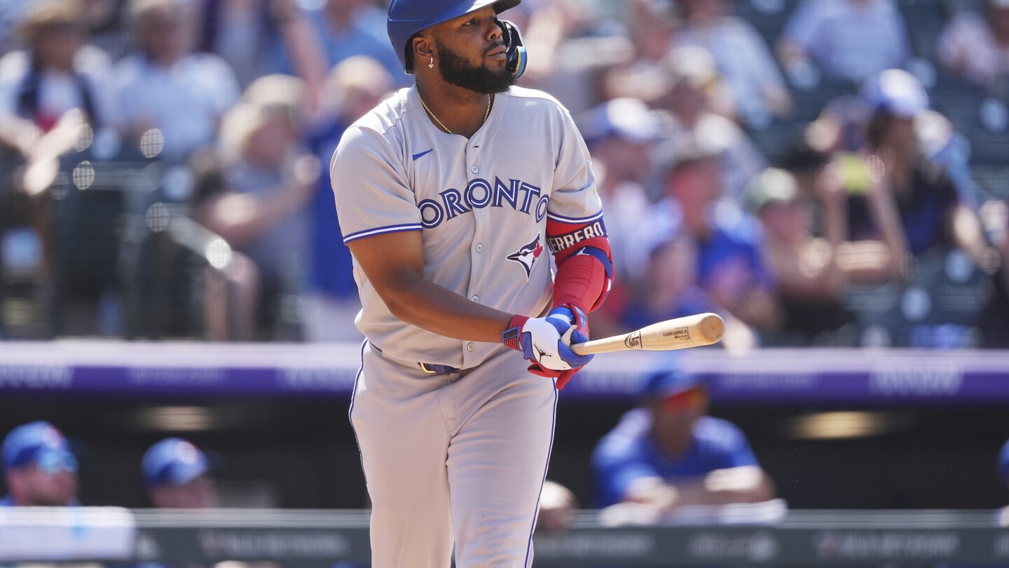 Guerrero and Blue Jays rout Rockies 20-1 to cap Coors Field barrage