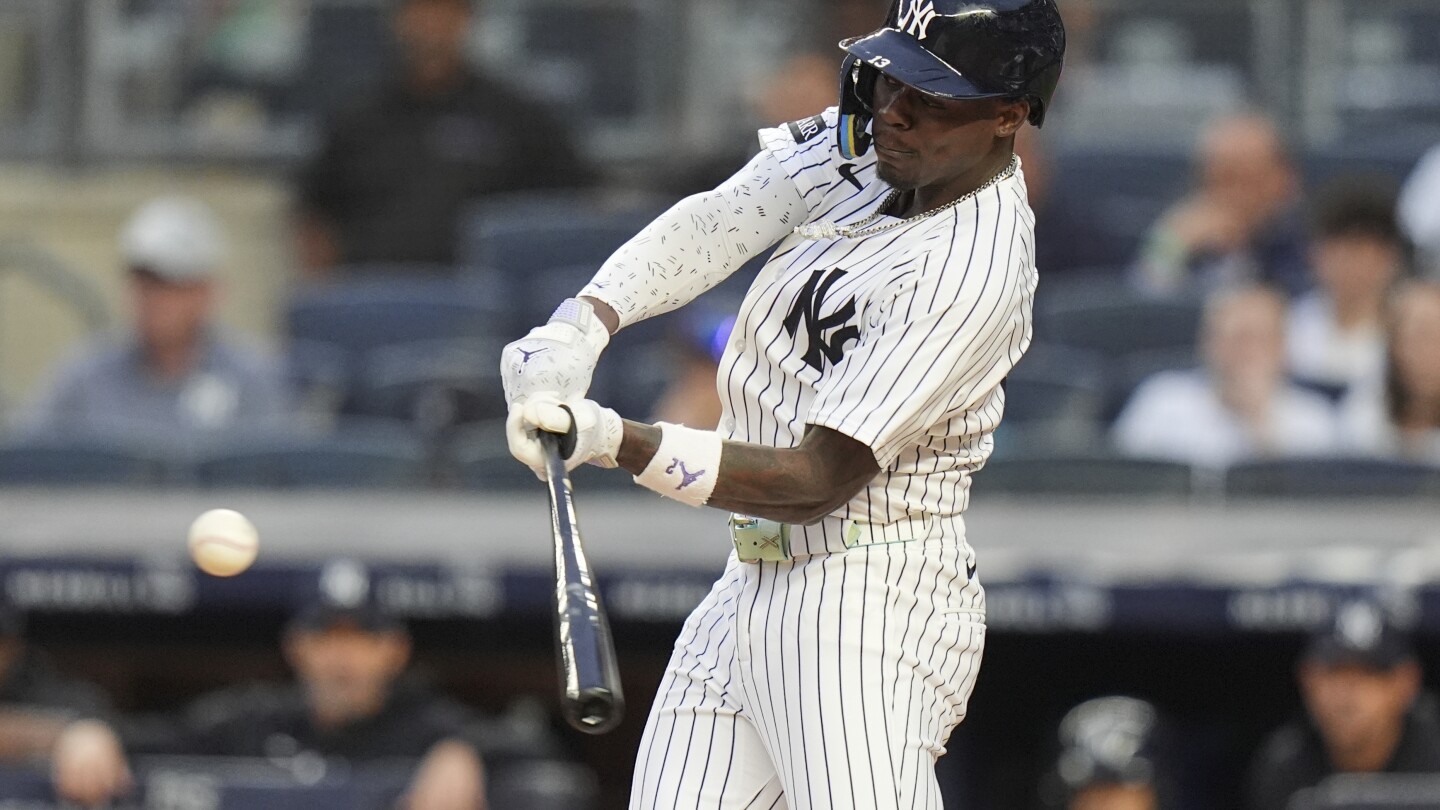 Chisholm Jr. homers in 500th game and Yankees reach halfway point with 3-0 victory over A's