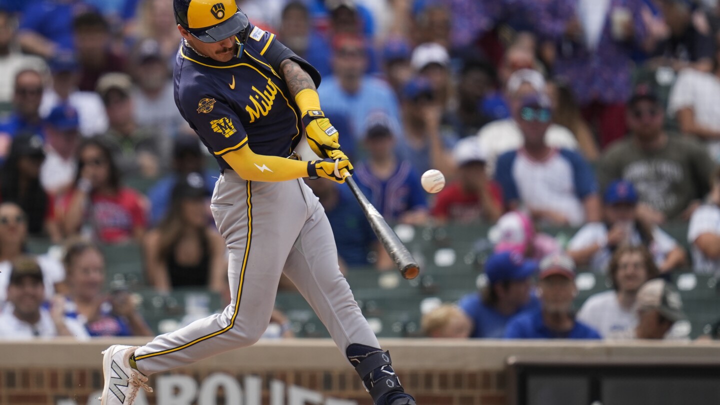 Peralta earns MLB-best 15th win as Brewers blank Cubs 7-0. Game 2 of scheduled twinbill postponed