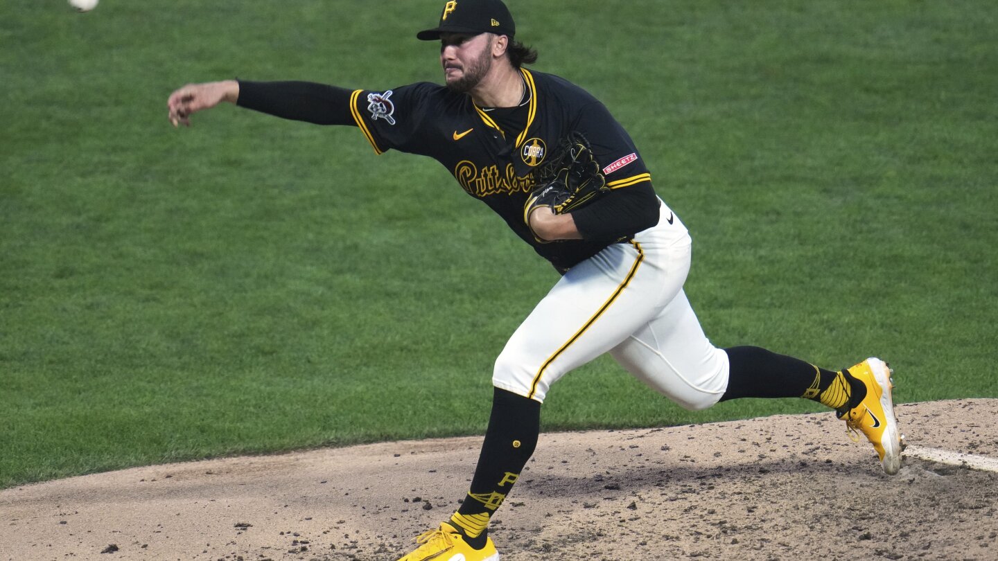 Pirates' Paul Skenes' record hits streak snapped against Reds