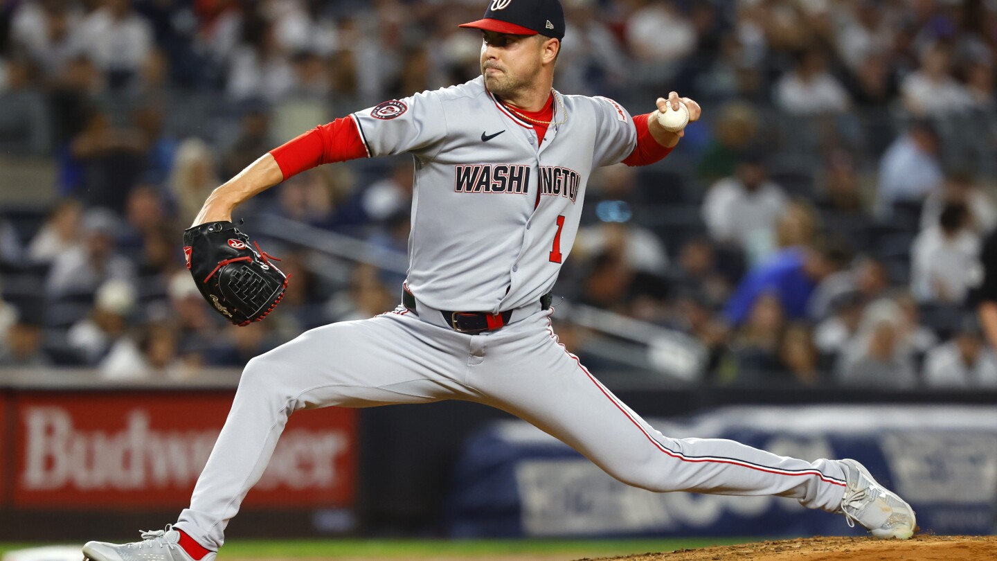 Nationals place LHP MacKenzie Gore on 15-day IL with shoulder inflammation