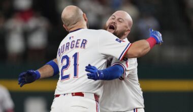 Burger hits pinch-hit HR as Rangers beat Diamondbacks