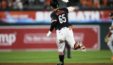 Vimael Machín homers for Orioles in first major league plate appearance since 2022