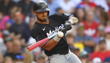 Fenway Park fan removed for heckling Marlins' Dane Myers, who hits tying homer