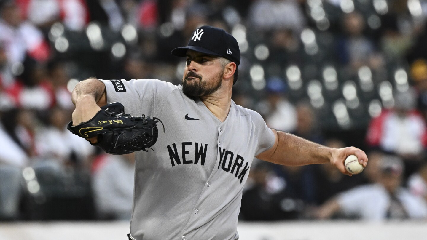 Rodón pitches 6 solid innings for the Yankees in return to Chicago