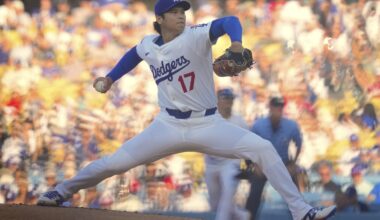 Ohtani uses fewer fastballs, more off-speed pitches to earn 1st win with Dodgers