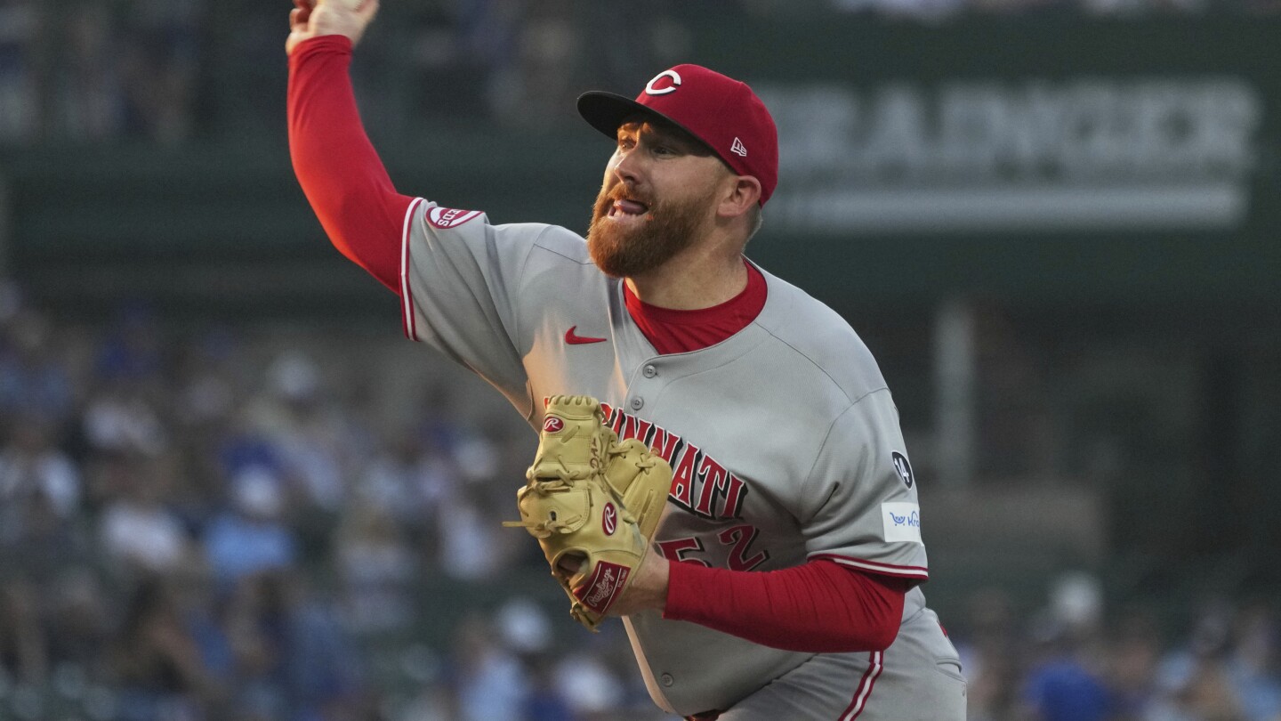 Littell and Steer lead the Reds past the sagging Cubs 5-1