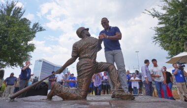 Adrian Beltré now has a statue in Arlington to go with his Hall of Fame bust in Cooperstown